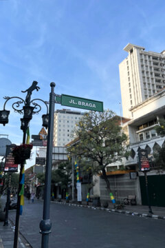 Braga Street Sign, Bandung, West Java
