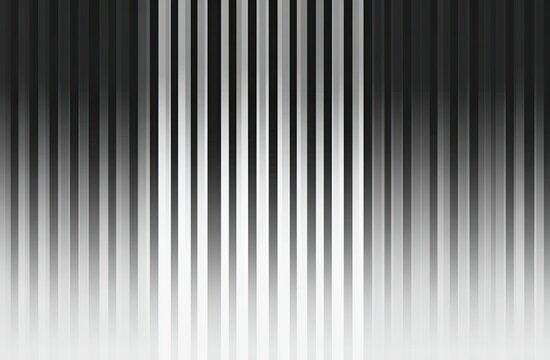 Vertical gray and white stripes creating an optical illusion. Abstract pattern