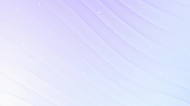 Suitable for backgrounds, packaging design, web graphics. Elegant lavender gradient with soft curved lines and glowing particles. Perfect for calming designs.