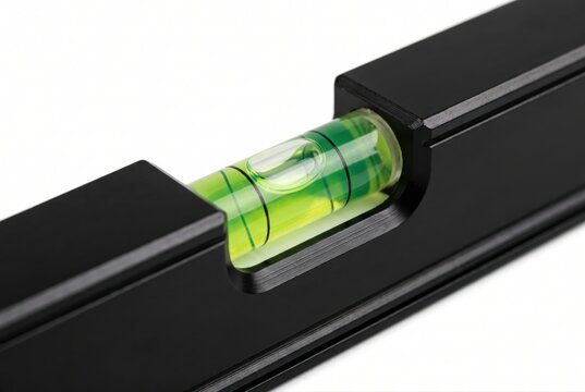 Spirit level bubble tool for construction alignment and accuracy check