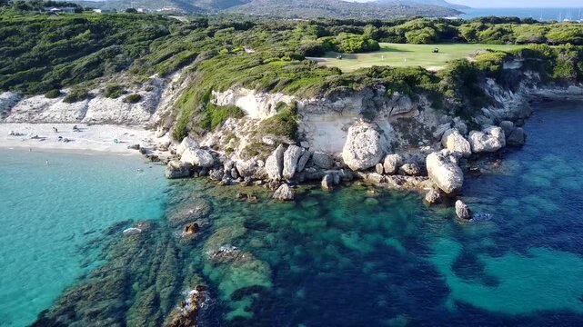 Bord de plage turquoise