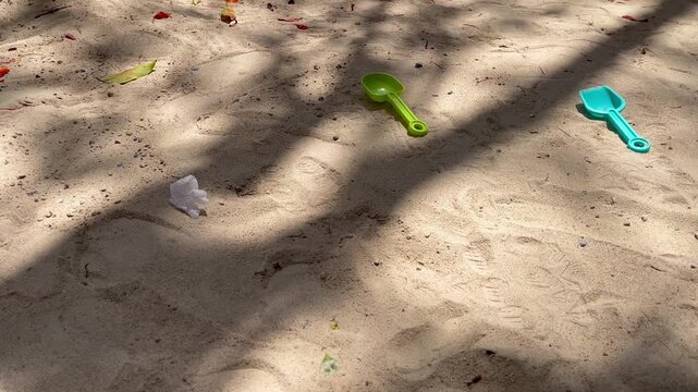 Toy on the sand 