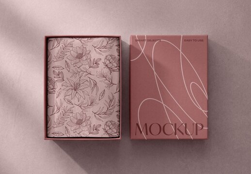Package Paper And Box Mockup For Branding And Packaging Design