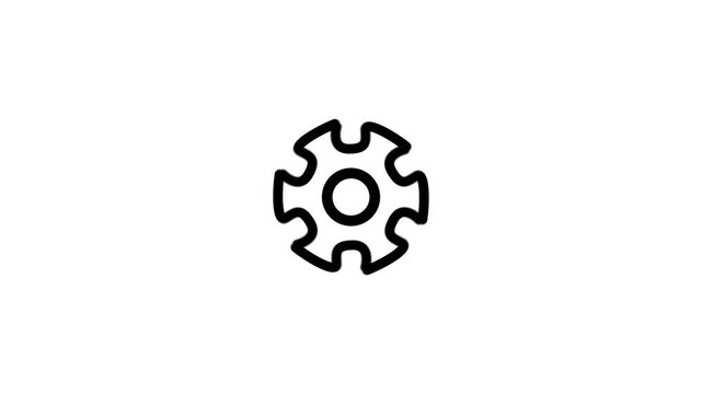 setting Icon vector illustration. Gear Sign icon or Cog settings sign for web and app. Simple setting gear icon isolated 