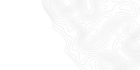 Abstract topography pattern seamless lines sea map modern design white background. Abstract digital topographic contour map concept space geometric strip grid line. Natural discovery of maps. © coal digger