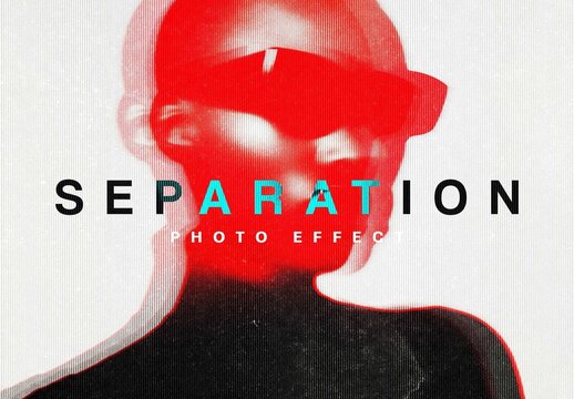 Separation Effect For Poster And Social Media Design