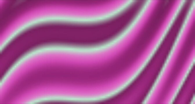 Abstract Pink and Magenta Silk Waves Flowing in Smooth Gradient Motion