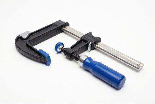 Heavy duty bar clamp tool for woodworking carpentry and construction