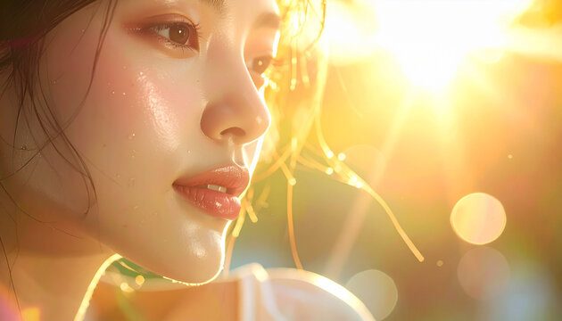 Golden Light Beauty Portrait