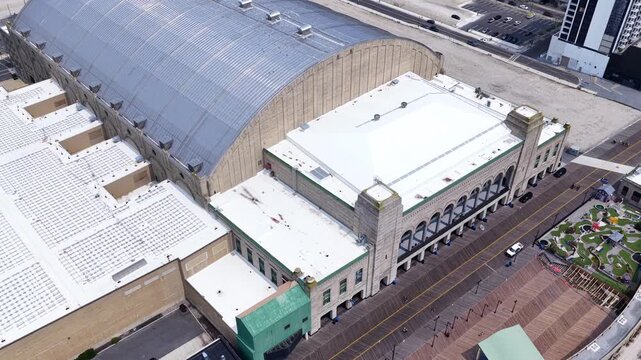 Historic architecture Atlantic City New Jersey Jim Whelan Boardwalk Hall entertainment concerts at the beach formally Atlantic City Convention Hall
