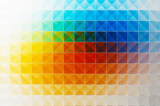 3D Glass Color Gradient