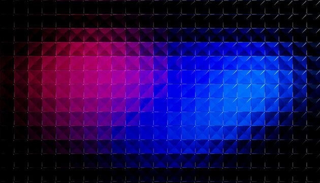 3D Glass Blue Spectrum