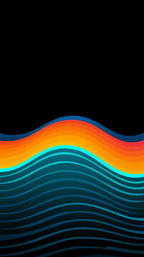 serene river gradient wallpaper, dark lower half river landscape background, minimal flowing water abstract wallpaper