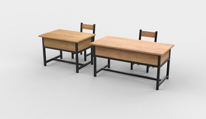 Fototapeta premium student desk 