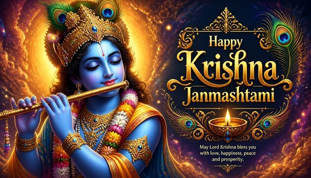 Shri Krishna Janmashtami Dahi Handi Gokulashtami Krishnashtami Krushna Jayanti Ashtami Rohini Kanhaiya Janmotsav Nandotsav Celebration Divine Festive Devotion Joy Culture Tradition ...