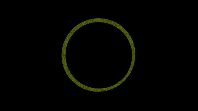 Glowing blue concentric rings form a seamless looping dissolve unmelt, ellipse shape with concentric rings motion animation 4k background,