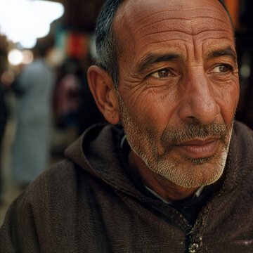 elderly moroccan man