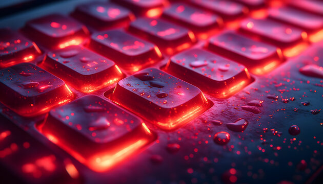 Ultra Realistic 3D Render of Artificial Intelligence Concept with Neon Lights, Neural Network and Futuristic Digital Technology