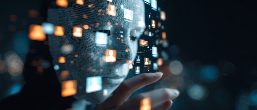 The mask behind the machine: navigating identity in a digital ag