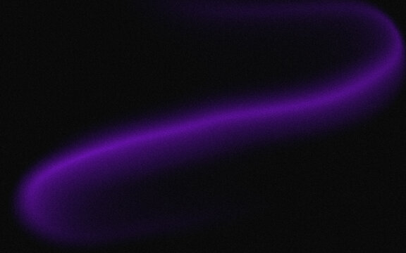 Minimalist abstract background, with purple light, s-curve and soft, grainy texture