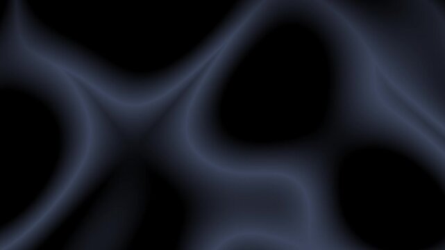 Black and silver grey futuristic cyber flame, fiery wave gradient liquid dark abstract background animation