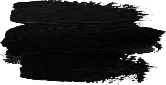 Abstract metallic silver and black brush stroke texture with directional flow for industrial backgrounds grain gradient isolated on transparent background