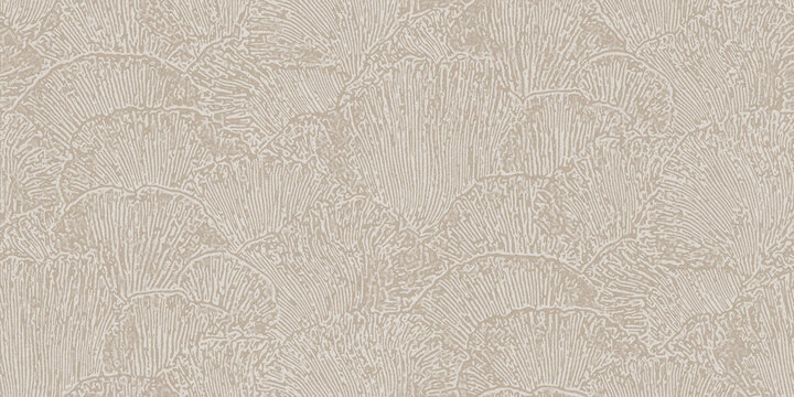Abstract Beige Textured Fan Pattern Background
