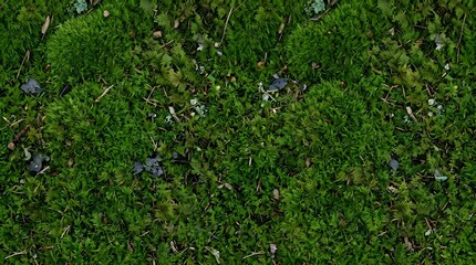Fototapeta premium Seamless green grass texture background for design projects. Ultra-realistic natural lawn pattern ideal for digital and print media.