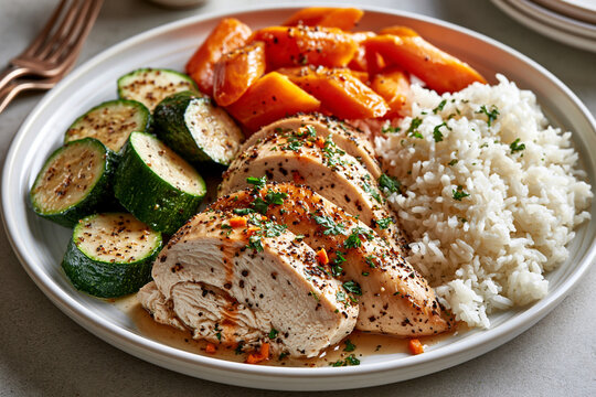 Easy-to-digest low-fiber lunch supporting nutritional care during active inflammatory bowel disease.