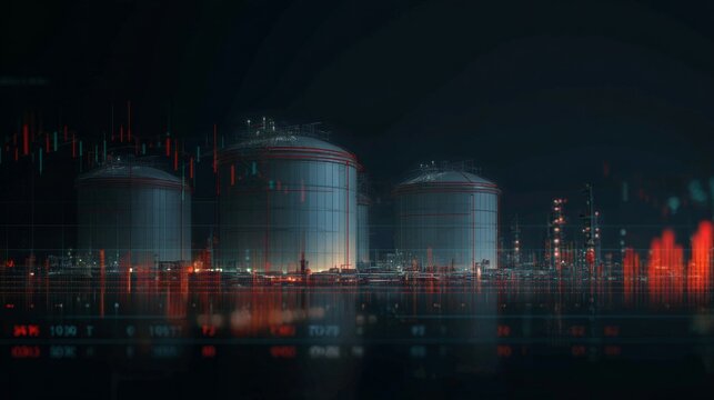 Monumental giants: the enormity of lng storage tanks. Financial planning. Exploring the vividness of lng storage tanks in a modern setting. Trading analysis. Market forecast.