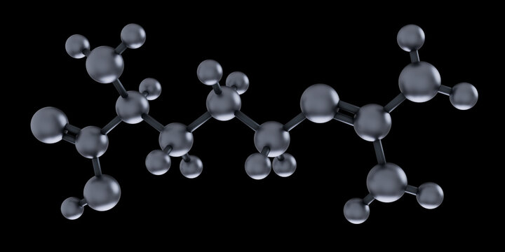 Arginine molecule. Amino acid for protein synthesis and metabolic health, nitrogen metabolism and nitric oxide pathway. Molecular model. 3D render