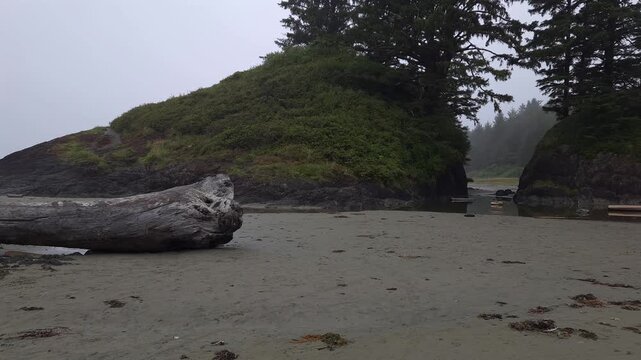 A place from Twilight movie - Long beach where Jacob talks to Bella