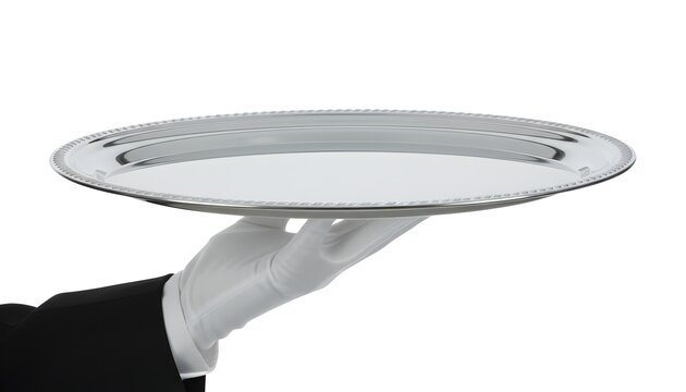 Modern acrylic cake stand holding empty display plate. Clear plastic dessert pedestal for elegant buffet presentation and party decor.