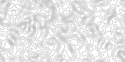 Naklejka premium Abstract modern terrain contour line background, clean topo lines with open negative space, for wallpaper, poster and branding.