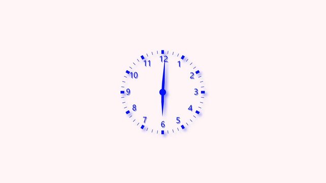 spinning clock animation. time lapse of clock icon.  Stopwatch animation. Alpha channel.4k video animation.