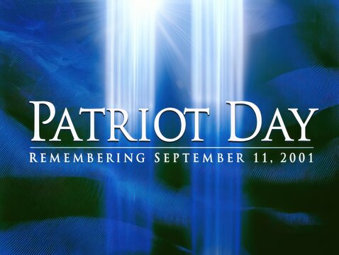 Patriot day remembering september 11 2001 memorial graphic design