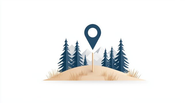 Location GPS Icon Crosshair icon representing precise location targeting