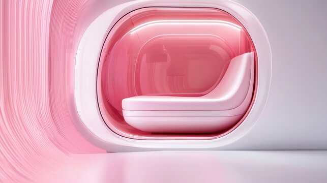 Train Technology and Innovation Cross section of a hyperloop pod showcasing its internal technology and passenger compartment