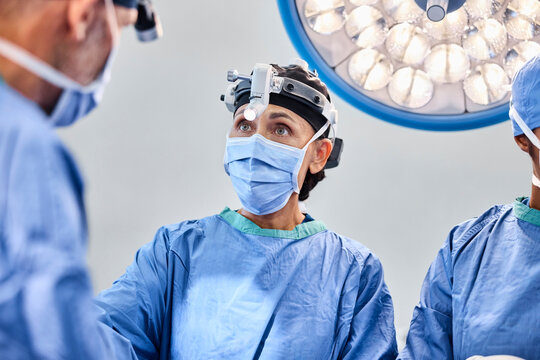surgeons during an operation
