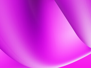 Abstract purple background with smooth flowing waves and soft light gradients, elegant digital art wallpaper design