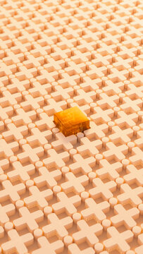 Background of a geometric shapes make a unique tech design abstract