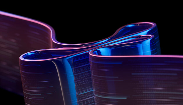 Binary Ribbon Gateway 3D