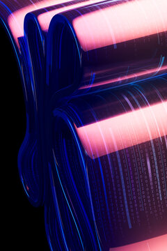 Digital Streaming Veil 3D