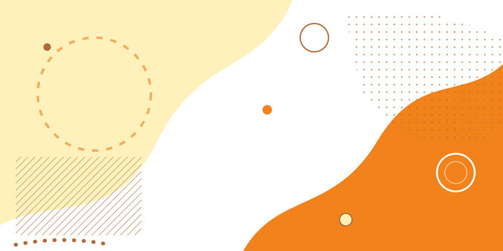 Abstract geometric composition with organic shapes with dotted textures on transparent background