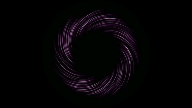 Futuristic circular vortex animation with glowing energy spiral, radiant neon ring, colorful particles, smooth rotating motion, seamless alpha loop for broadcast graphics and visual effects.