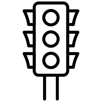 Traffic Light Controlling Road Traffic