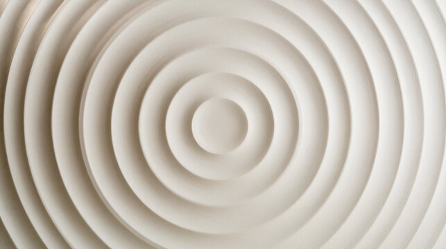 Abstract Concentric Circles Pattern with Ripple Effect Texture