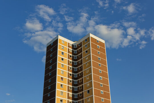 A residential tower block in South East London, UK