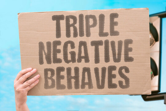 "Triple Negative Behaves" TNBC has distinct clinical and molecular features. TNBC. AGGRESSIVE. EARLY. RECURRENCE. CHEMOTHERAPY.