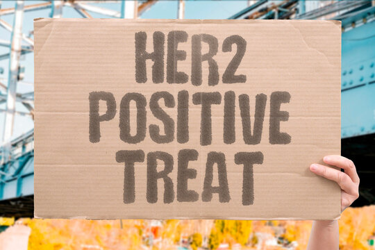 "HER2 Positive Treat" Receptor status directs therapy selection. HER2. TARGETED. THERAPY. AMPLIFICATION. SURVIVAL.